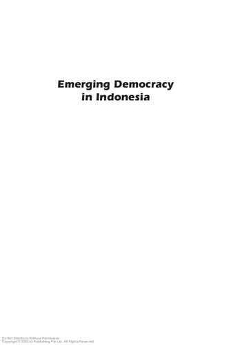 Emerging Democracy in Indonesia