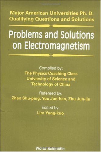 Problems and solutions on electromagnetism