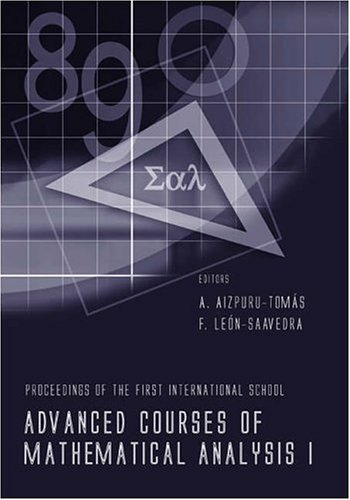 Advanced courses of mathematical analysis I : proceedings of the first international school : Cádiz, Spain, 22-27 September 2002