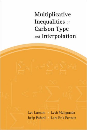 Multiplicative inequalities of Carlson type and interpolation