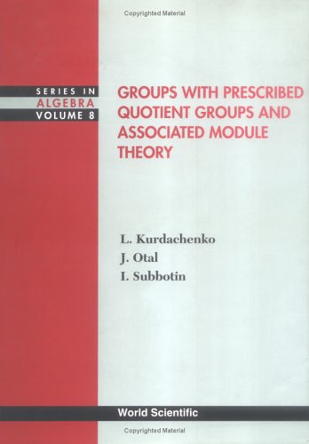 Groups with prescribed quotient groups and associated module theory