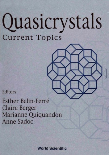 Quasicrystals : current topics : Aussois, France, 16-21 May 1999