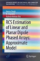 RCS Estimation of Linear and Planar Dipole Phased Arrays