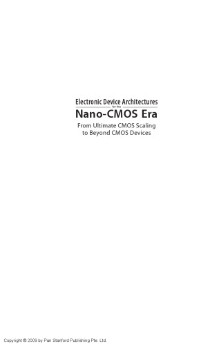 Electronic Device Architectures for the Nano-CMOS Era