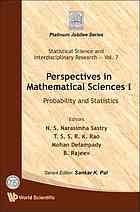 Perspectives In Mathematical Sciences Ii