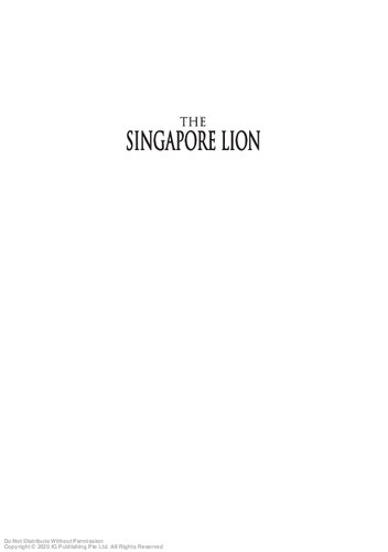 The Singapore Lion