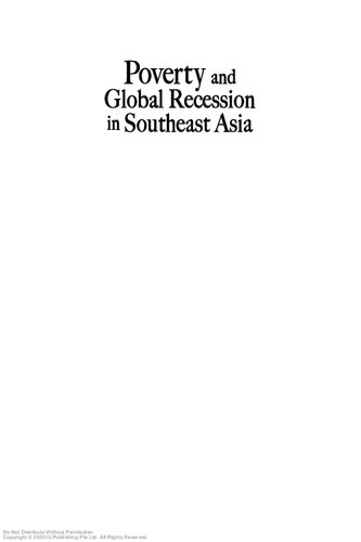 Poverty and Global Recession in Southeast Asia