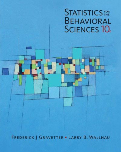 Statistics for the behavioral sciences