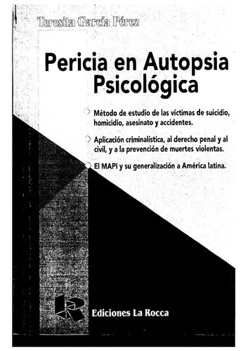 Pericia en autopsia psicológica