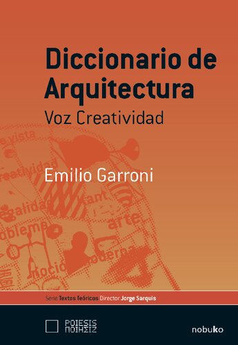 Diccionario de arquitectura : voz creatividad