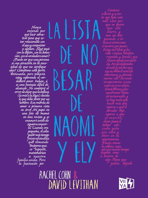 La lista de no besar de Naomi y Ely 