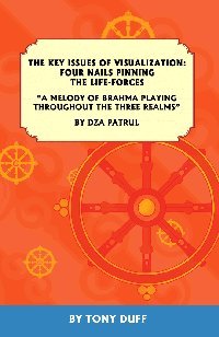 The key issues of visualization : four nails pinning the life forces, "a melody of Brahma playing throughout the three realms"