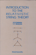 Introduction to the Relativistic String