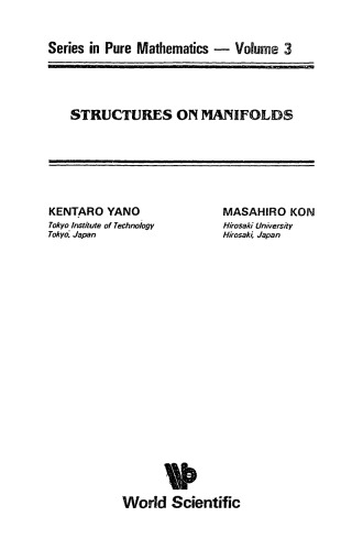 Structures on Manifolds (Pure Mathematics)