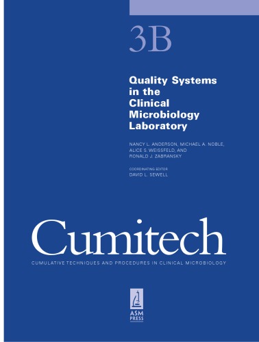 Quality systems in the clinical microbiology laboratory