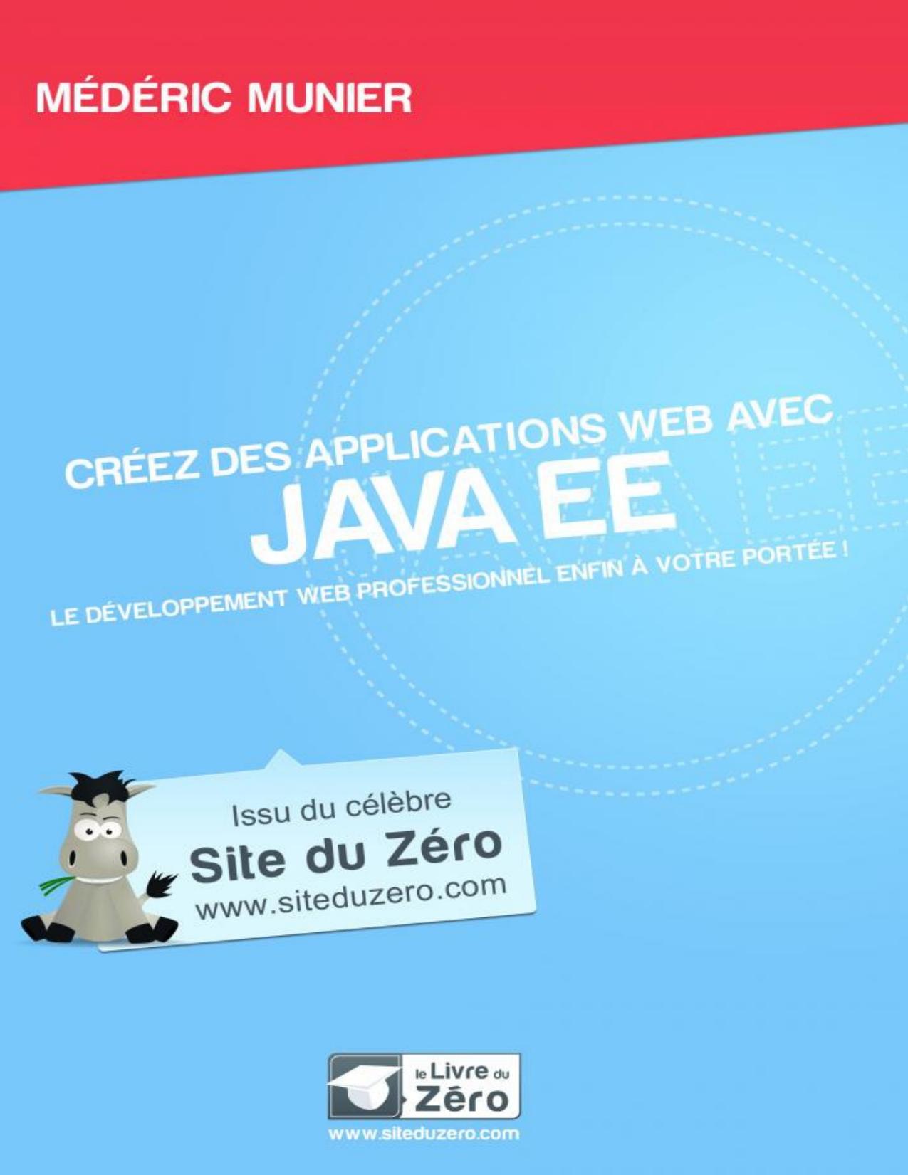 Créez des applications web avec Java EE