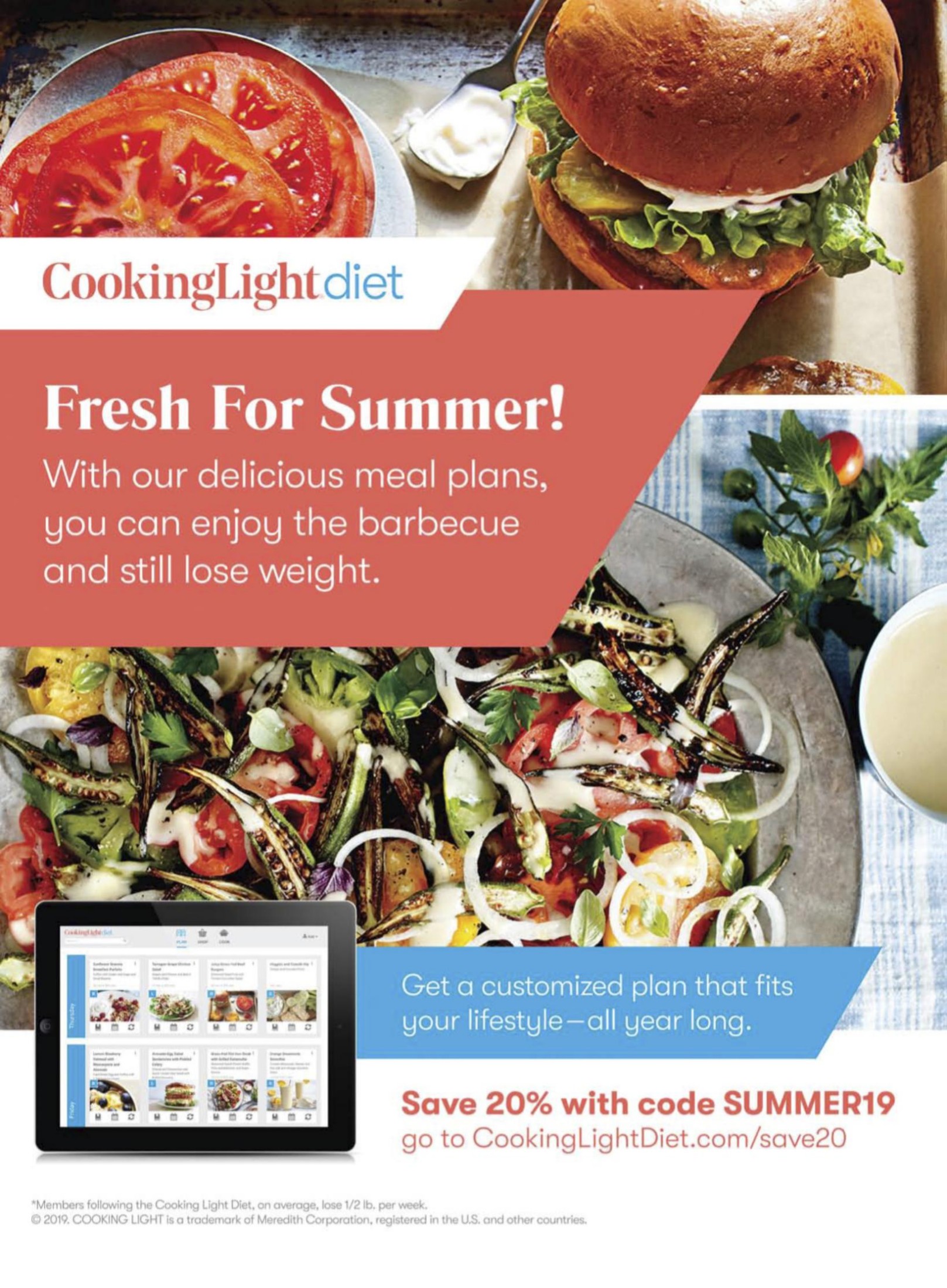 Cooking Light Bookzine 400 Calorie Recipes 2019