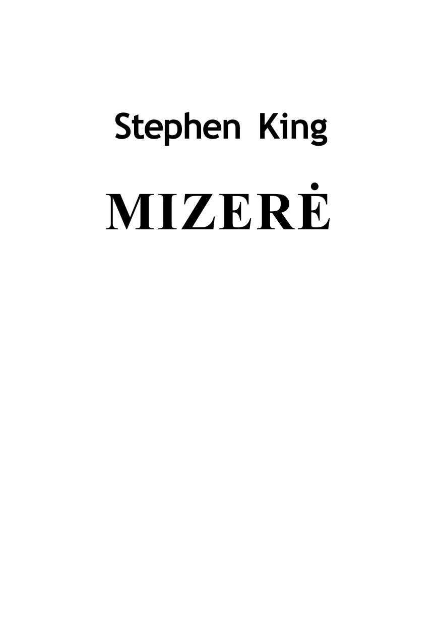 Mizerė