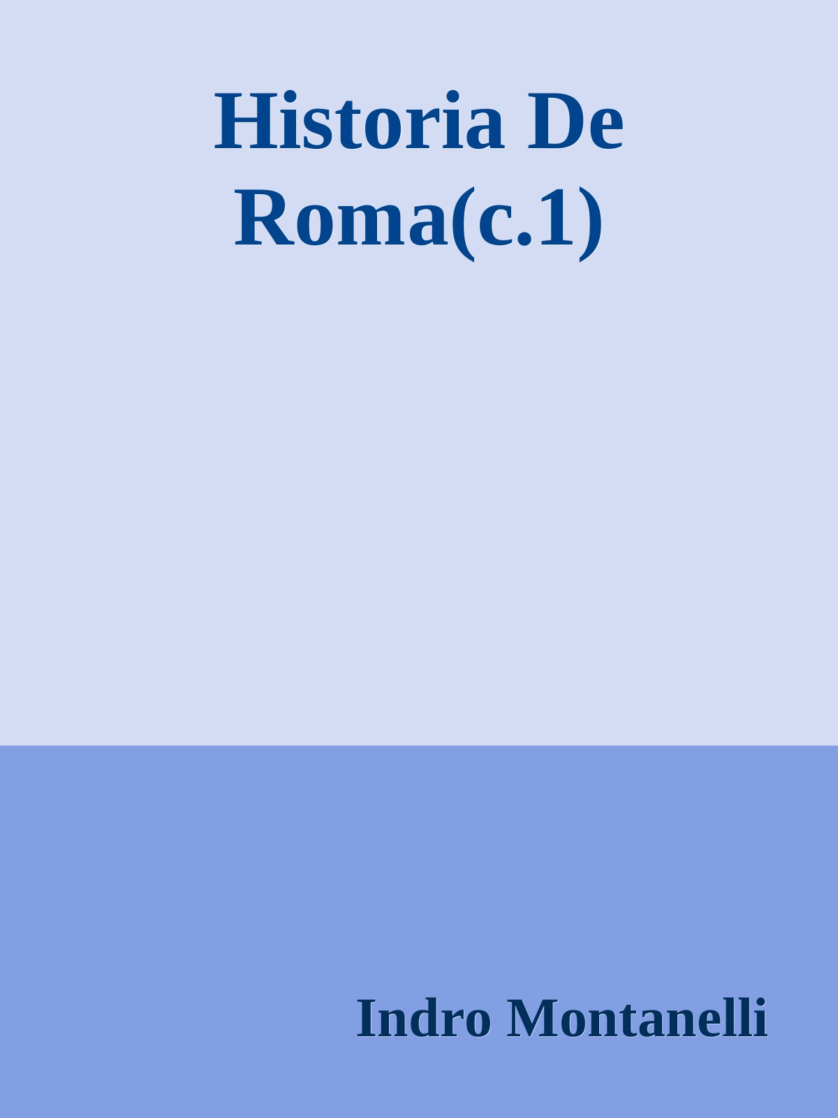 Historia De Roma(c.1)