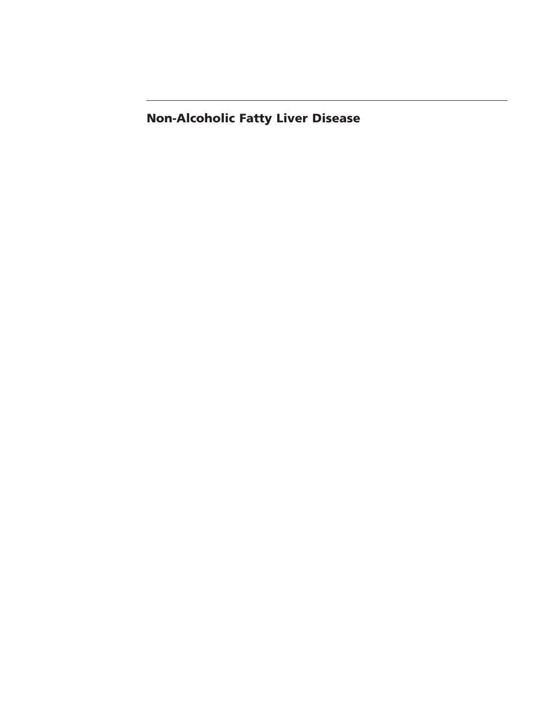 Non Alcoholic Fatty Liver Disease A Practical Guide