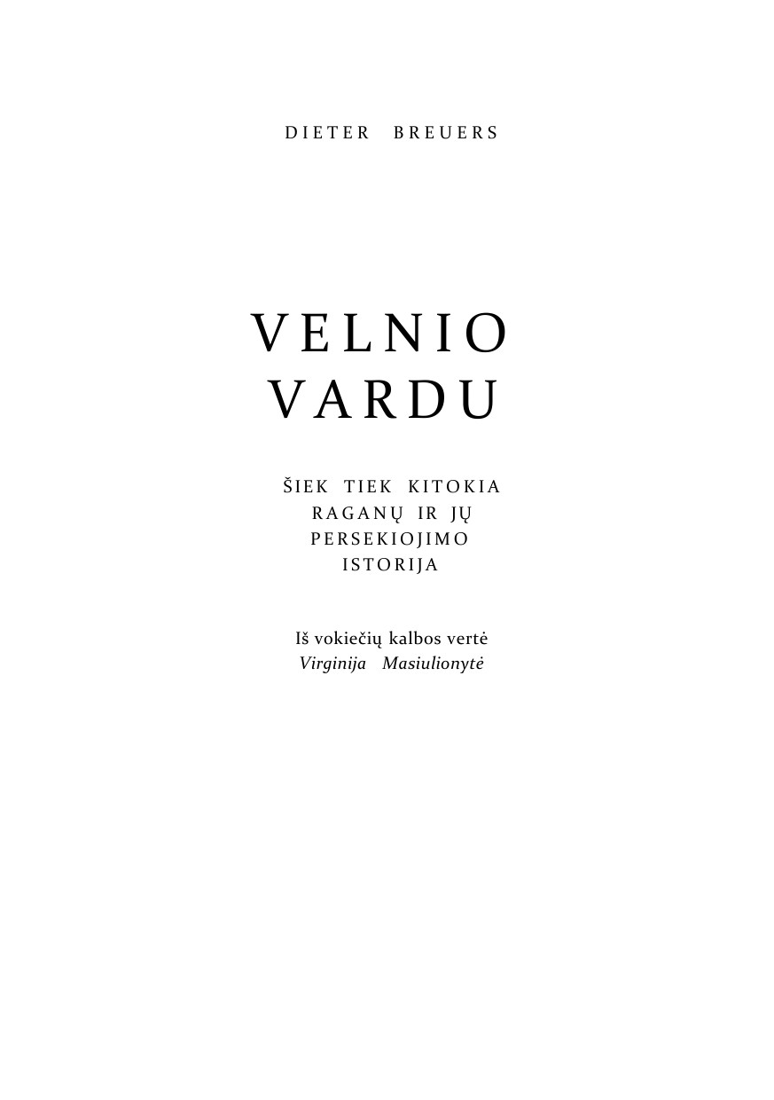 Velnio vardu