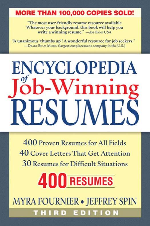 Encyclopedia Of Job Winning Resumes