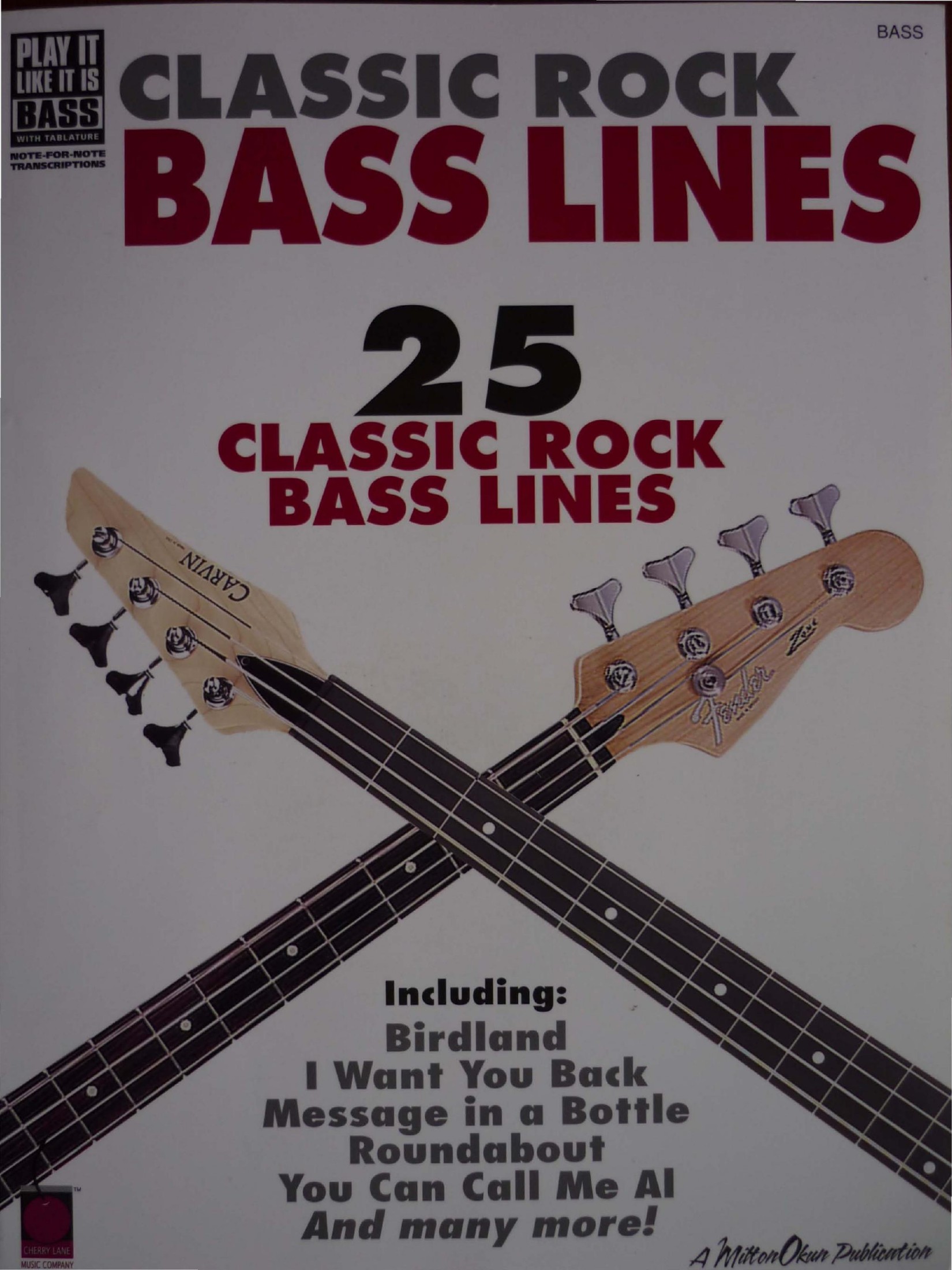 Gorenberg Steve Classic Rock Bass Lines