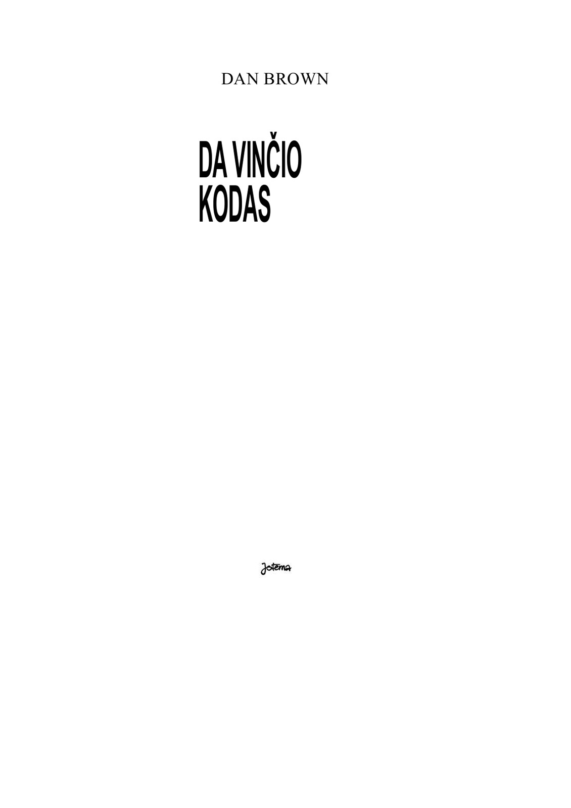 Da Vinčio kodas