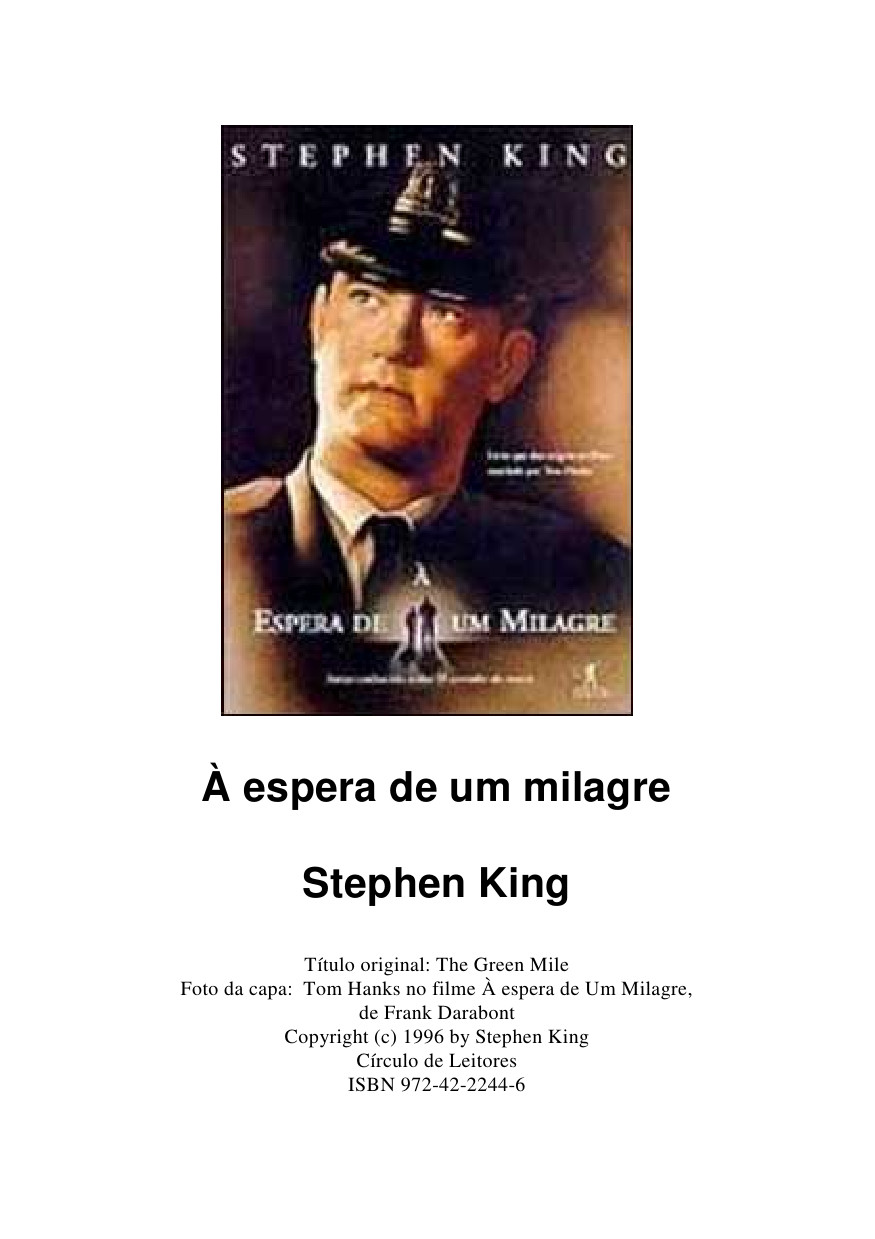 À Espera de um Milagre