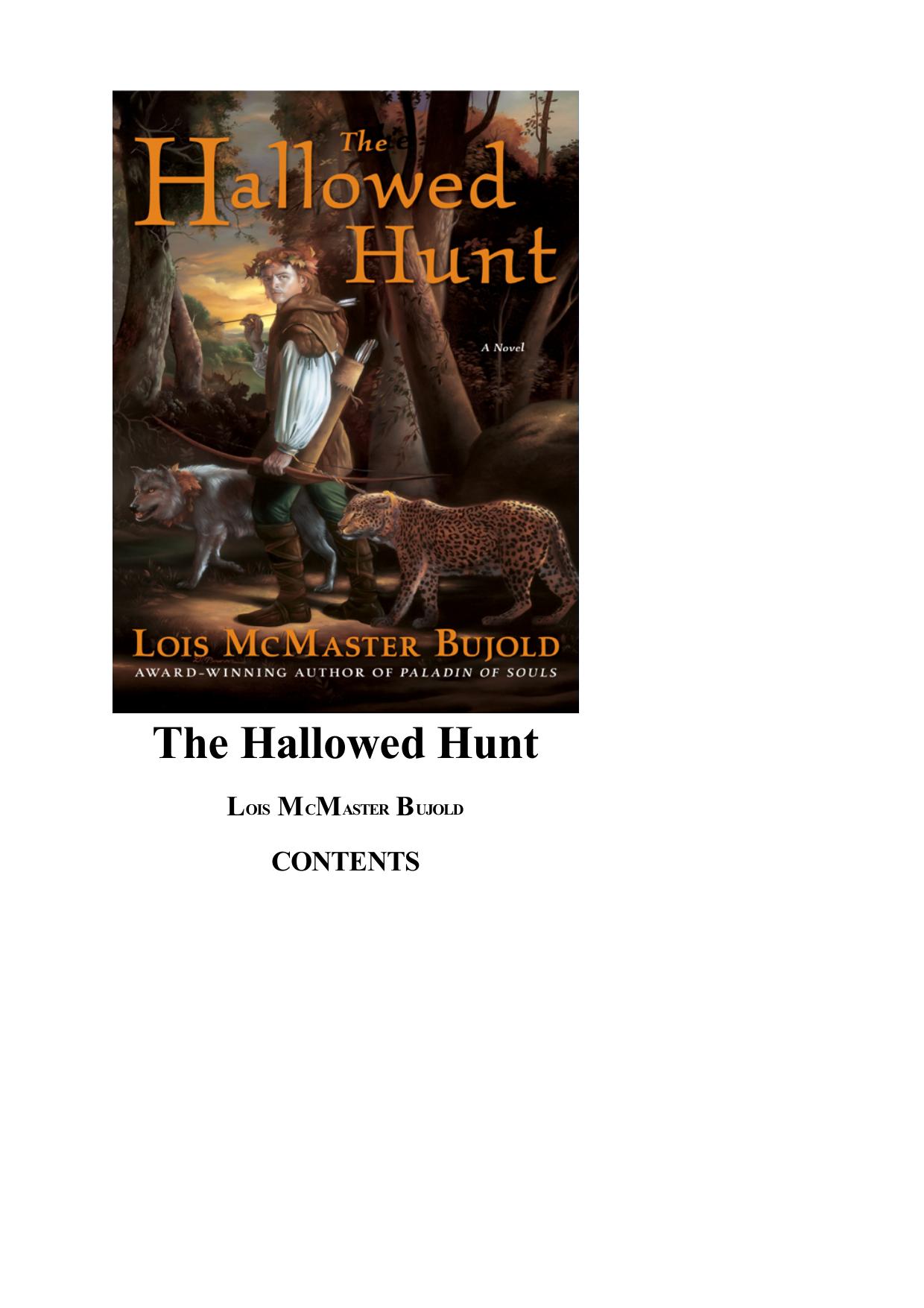 Lois Mcmaster Bujold Chalion 3 The Hallowed Hunt