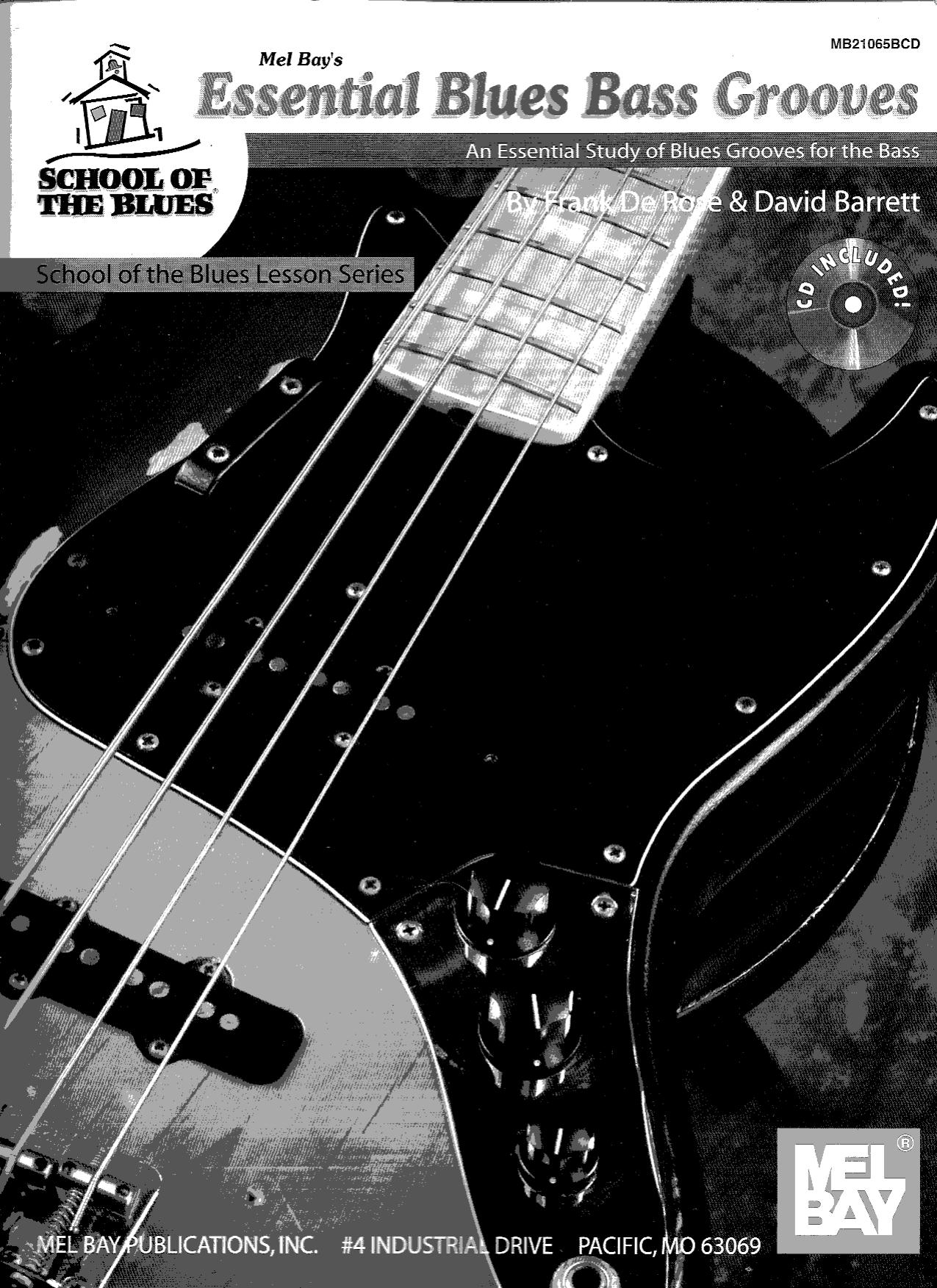 De Rose Frank Barret David Essential Blues Bass Grooves