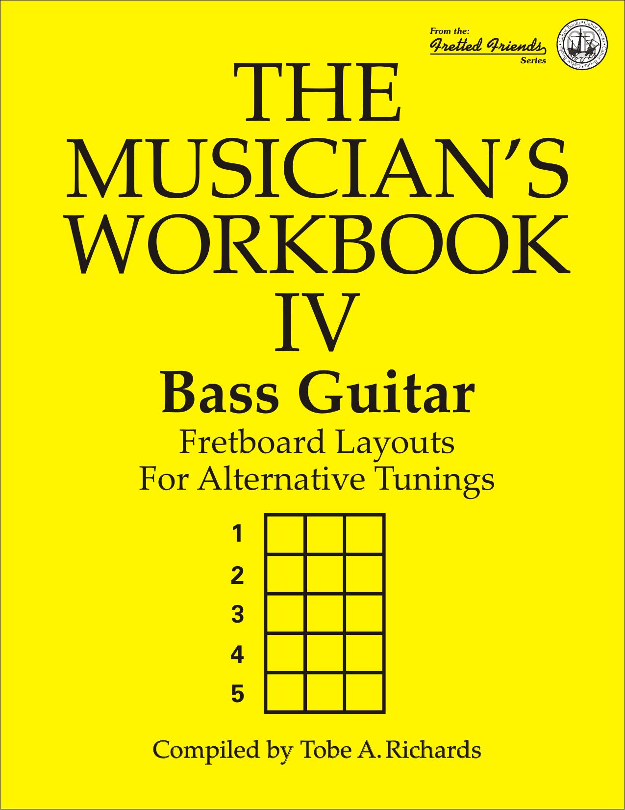 Musician's Work Book 4 - Bass Guitar Alternative Tunings US Letter