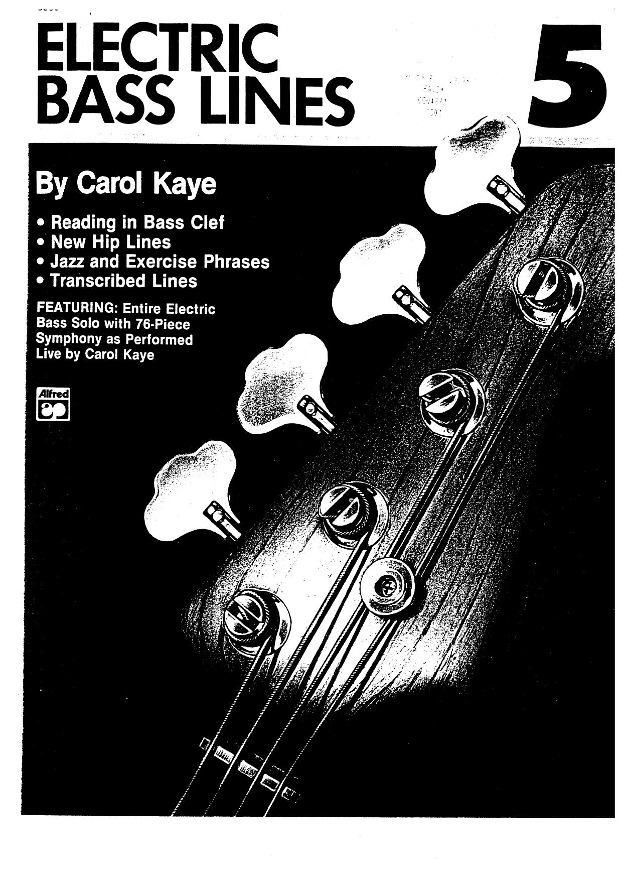 Kaye Carol Electric Bass Lines 5