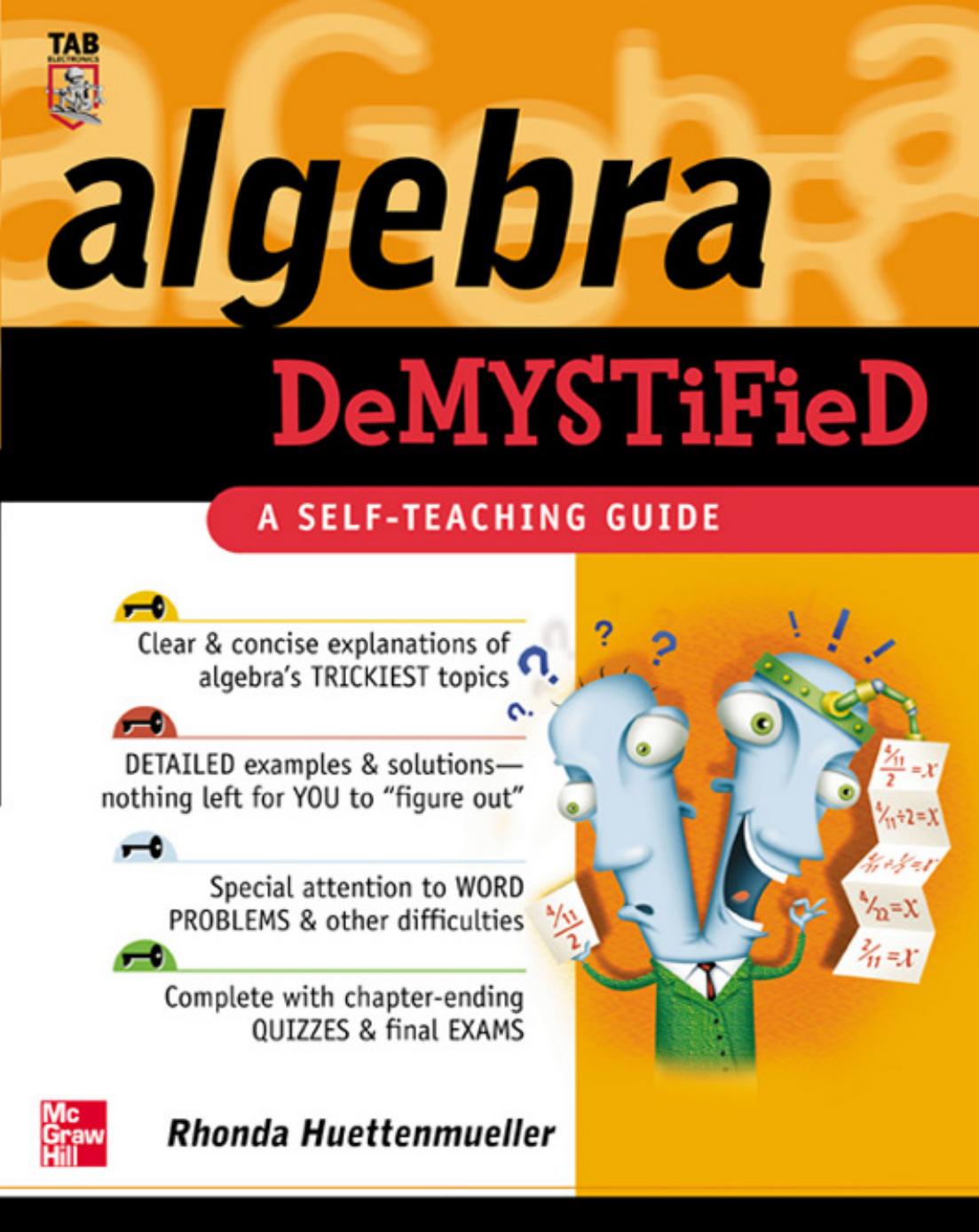 Algebra Demystified