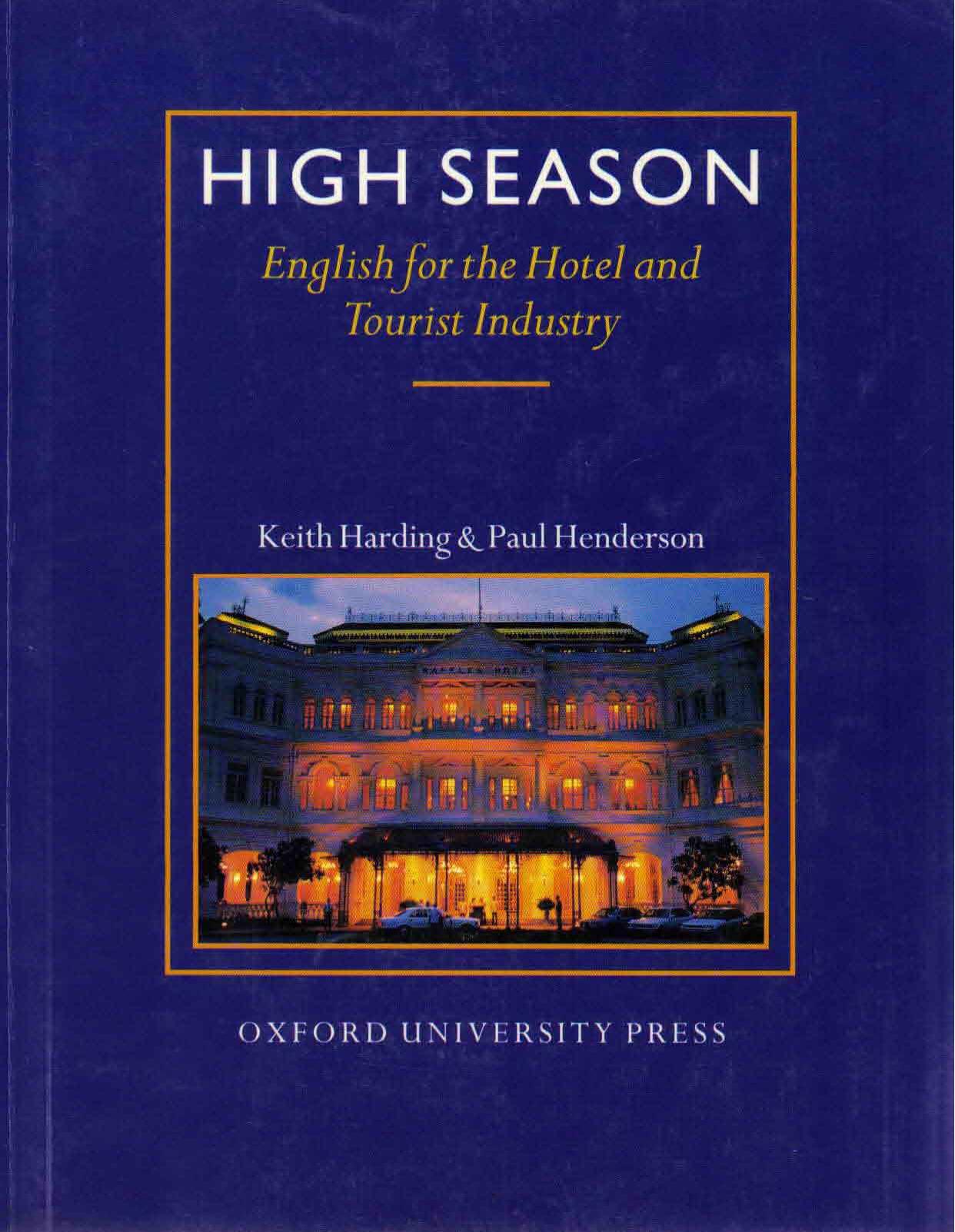 High Season English For Hotel Tourist Industry Sb