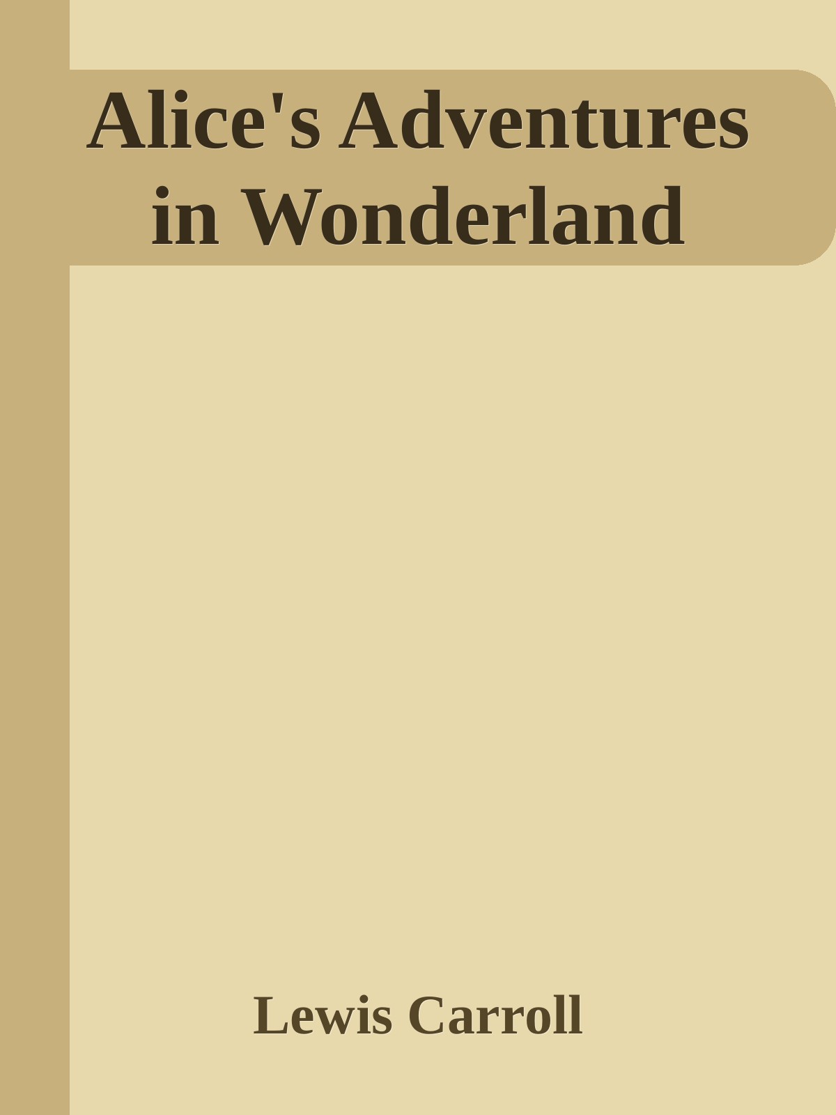 Alice's Adventures in Wonderland