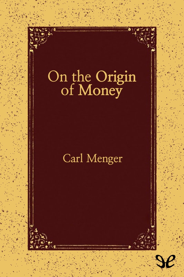 On the Origin of Money