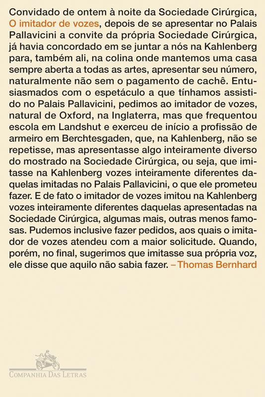 O imitador de vozes