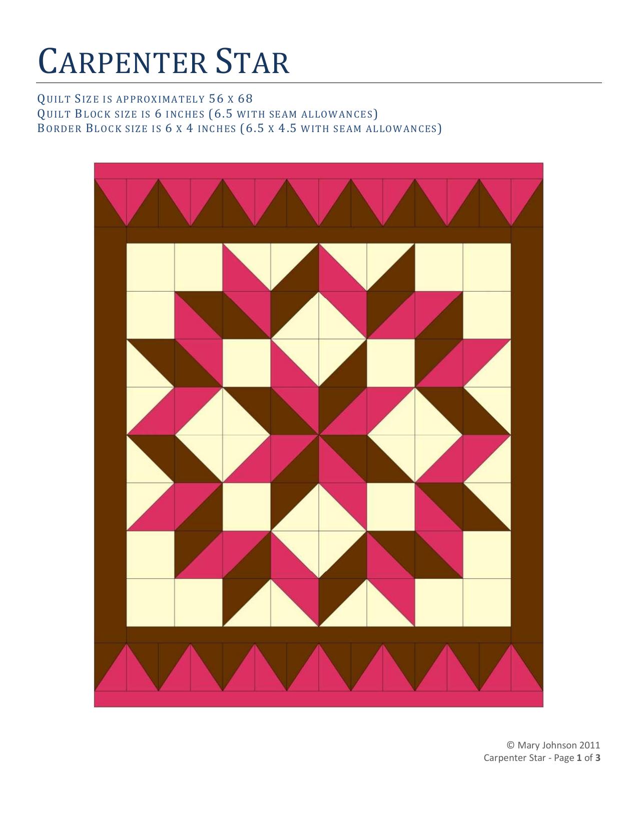 Carpenter Star