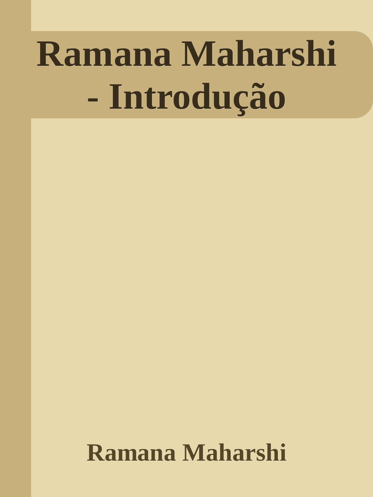 Ramana Maharshi - Introdução