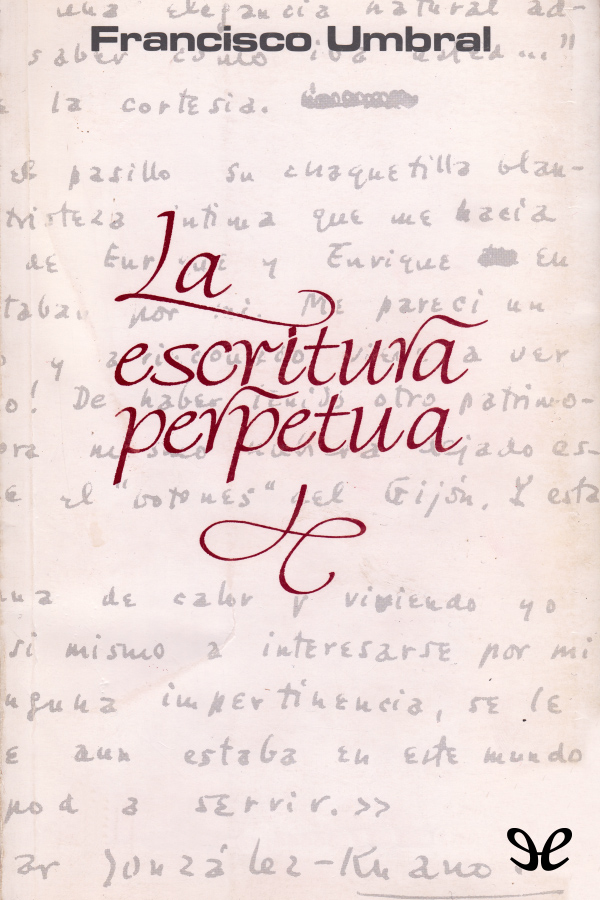 La escritura perpetua