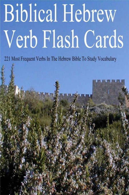 Biblical Hebrew Verb Flash Cards - 221 Most Frequent Verbs in the Hebrew Bible to Study Vocabulary