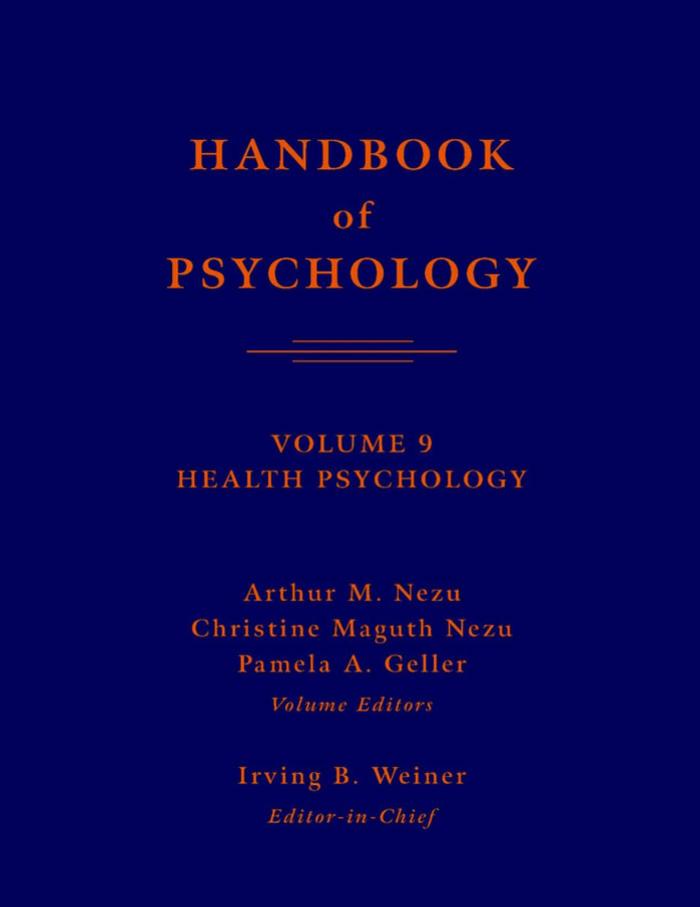 Handbook Of Psychology Vol 09 Health Psychology