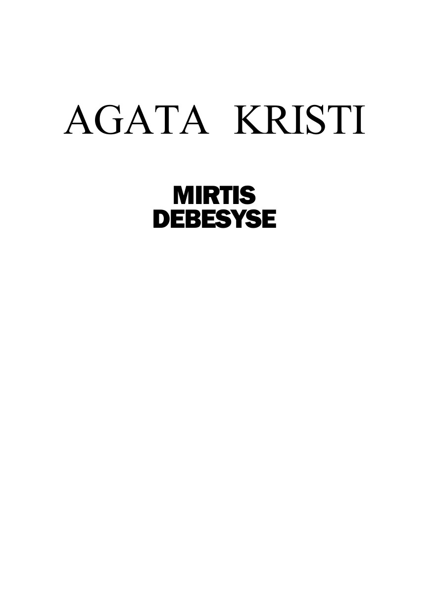 Mirtis debesyse