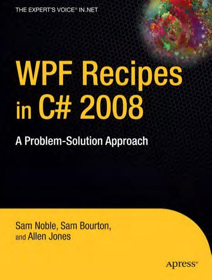 Noble Bourton Jones WPF Recipes in C 2008 2008