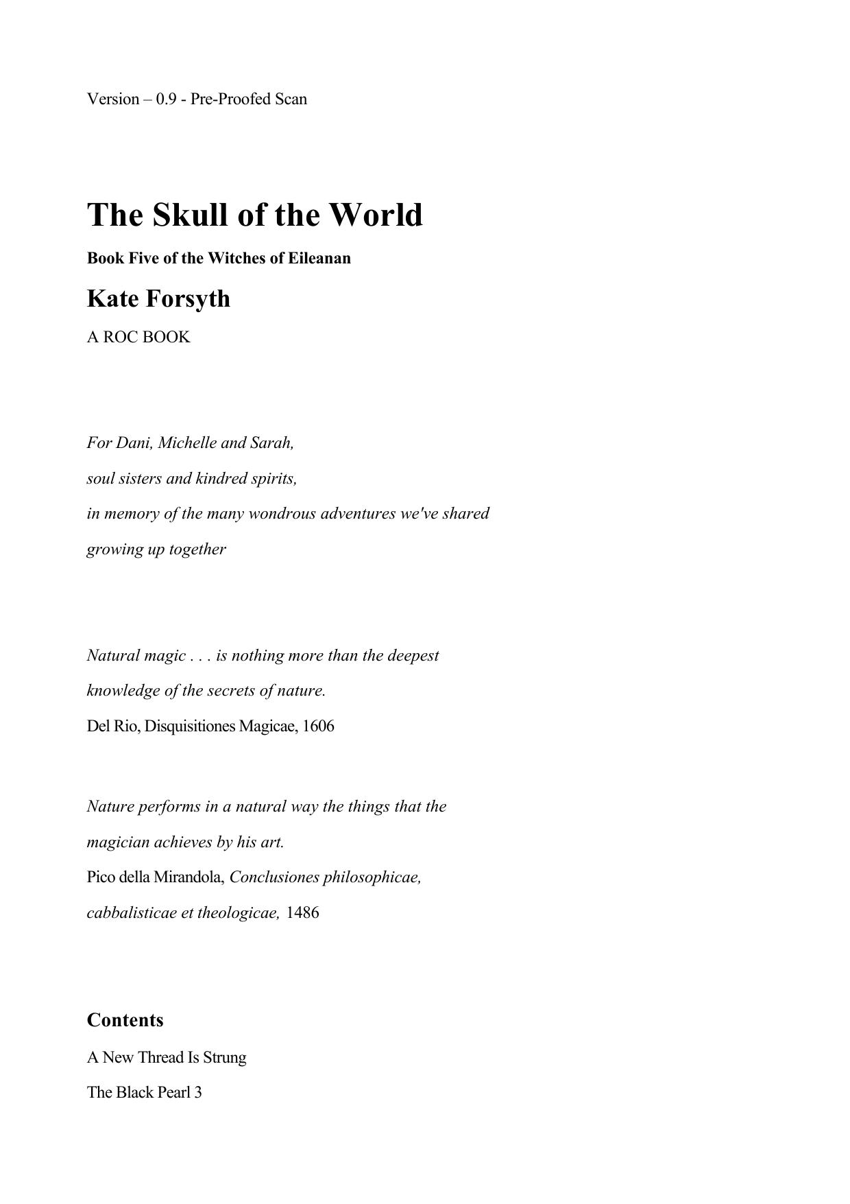 Kate Forsyth Eileanan 05 The Skull Of The World