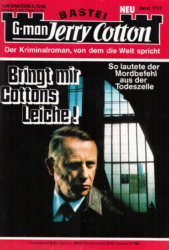 1721 - Bringt mir Cottons Leiche!