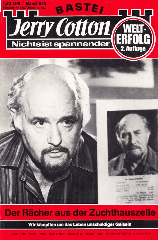 0845 - Der Rächer aus der Zuchthauszelle