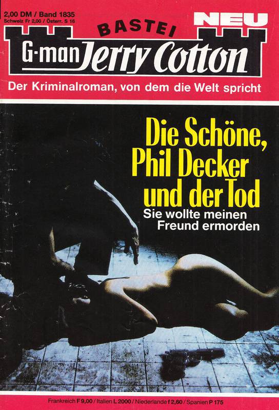 1835 - Die Schöne, Phil Decker und der Tod