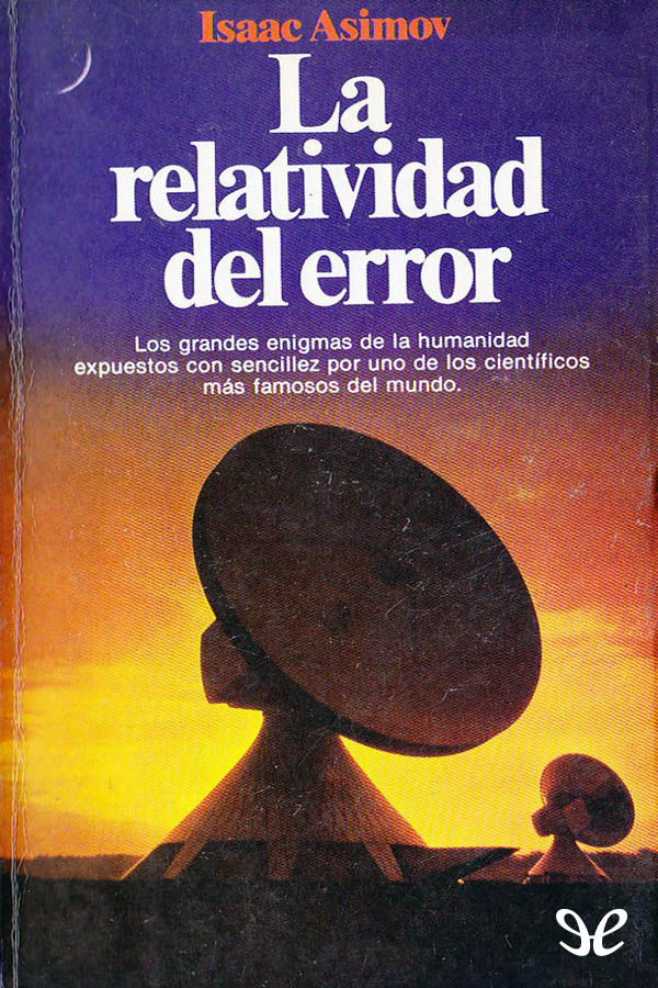 La relatividad del error